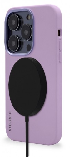 Decoded Silicone Case with MagSafe for iPhone 14 Pro Max - purple image 2