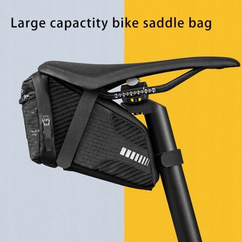 Rockbros C29-BK waterproof bicycle bag under the saddle - black image 2