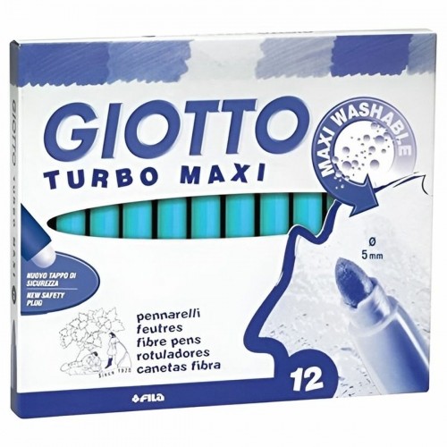 Набор маркеров Giotto Turbo Maxi Небесный синий (5 штук) image 2