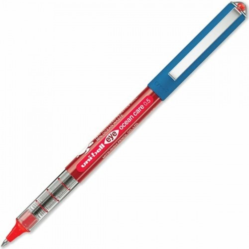 Šķidrās tintes pildspalva Uni-Ball Eye Ocean Care 0,5 mm Sarkans (12 gb.) image 2