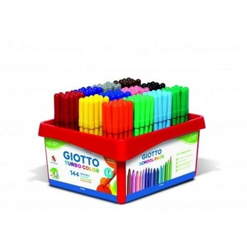 Set of Felt Tip Pens Giotto Turbo Color Multicolour (4 Units) image 2