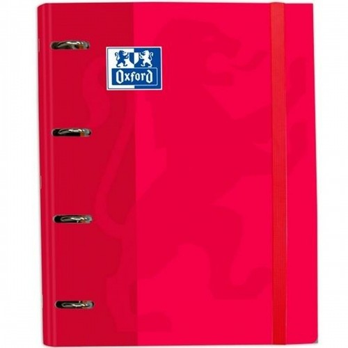 Ring binder Oxford Classic Red A4+ (4 Units) image 2