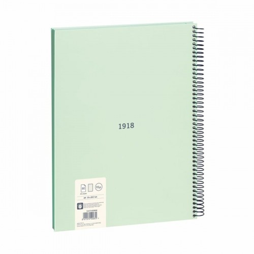 Notebook Milan 430 Green A4 80 Sheets (3 Units) image 2