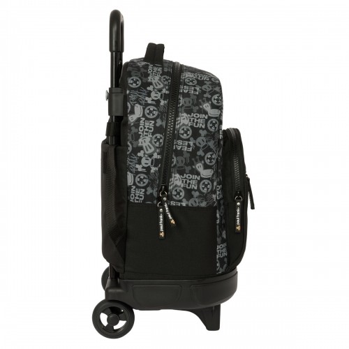 Школьный рюкзак с колесиками Paul Frank Join the fun Чёрный 33 X 45 X 22 cm image 2