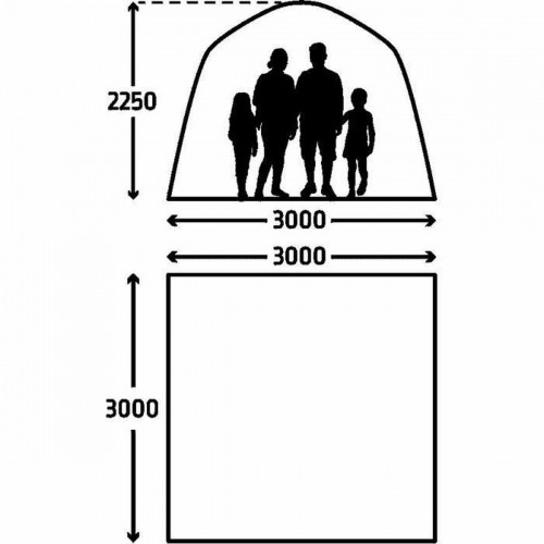 Пляжная палатка Kampa Серый image 2