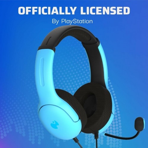 Headphones with Microphone PDP Airlite  Blue image 2