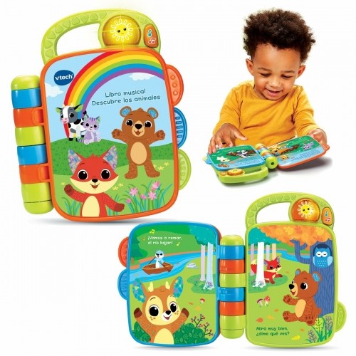 Моя первая музыкальная книга Vtech 18,8 x 5,5 x 21,6 cm Животные image 2