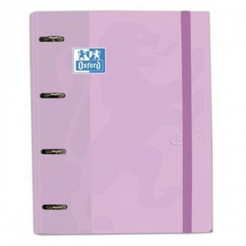 Ring binder Oxford Touch Light mauve A4+ (4 Units) image 2