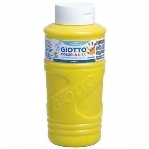 Pirkstu krāsa Giotto Dzeltens 750 ml (6 gb.) image 2