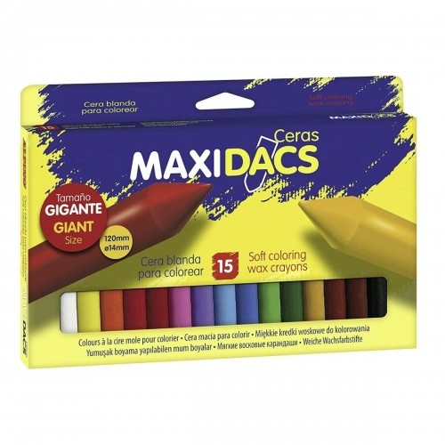 Coloured crayons Alpino Maxidacs Multicolour (24 Units) image 2