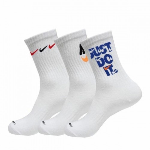 Sports Socks Nike EVERYDAY PLUS CUSHIONED DH3822 902  White image 2