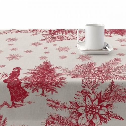 Stain-proof resined tablecloth Belum Christmas Toile 100 x 140 cm image 2