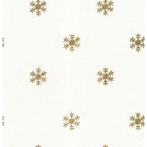 MuarÉ Скатерть из смолы, устойчивая к пятнам Mauré Snowflakes Gold 200 x 140 cm image 2