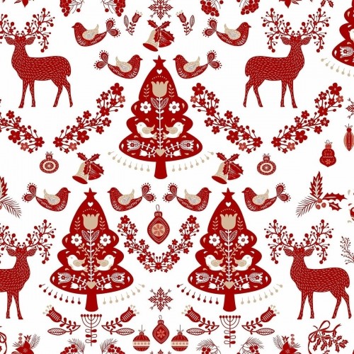 Stain-proof resined tablecloth Belum Merry Christmas 300 x 140 cm image 2