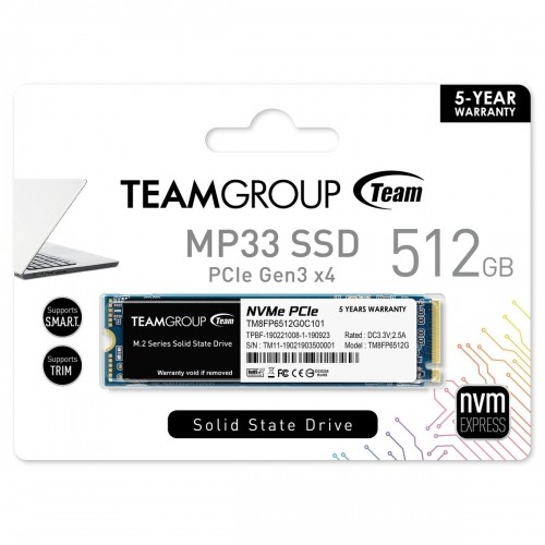 Жесткий диск Team Group TM8FP6512G0C101 512 Гб SSD image 2