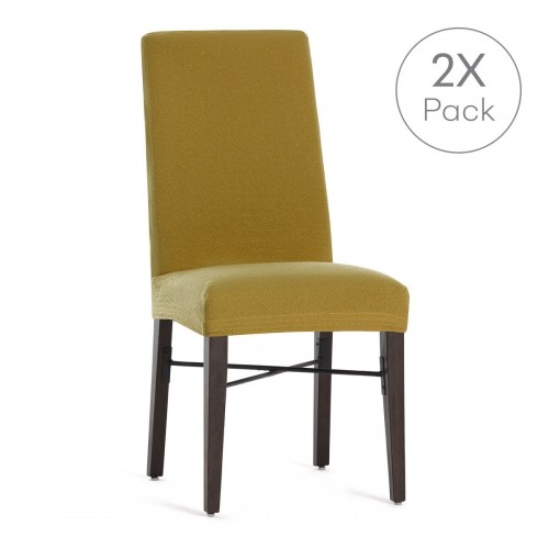 Chair Cover Eysa BRONX Mustard 50 x 55 x 50 cm 2 Units image 2