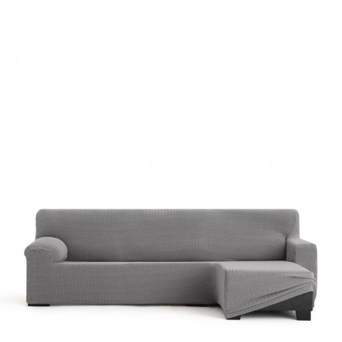 Right short arm chaise longue cover Eysa JAZ Grey 120 x 120 x 360 cm image 2