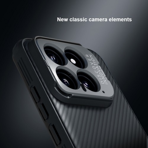 Nillkin CamShield Prop Camera-Visible Case for Xiaomi 14 Black image 2