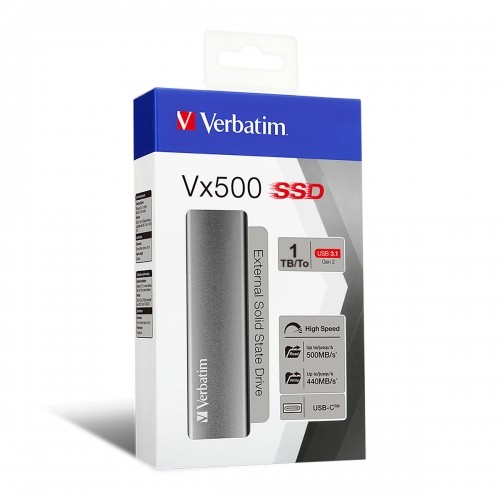 Внешний жесткий диск Verbatim VX500 1 TB SSD image 2