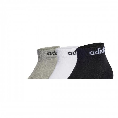 Sports Socks Adidas 3P IC1304  Grey image 2