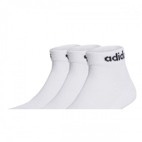 Sports Socks Adidas 3P HT3457 White image 2