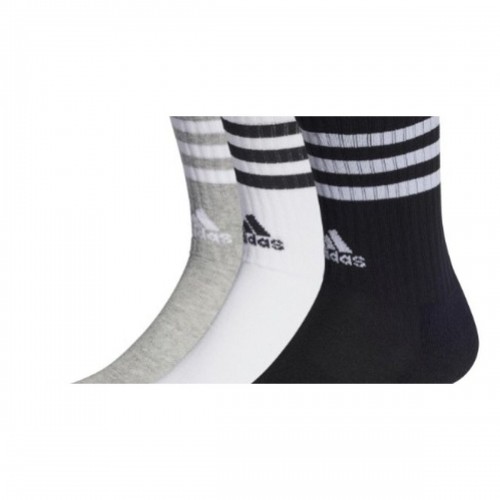 Sports Socks Adidas 3S C SPW CRW 3P IC1323  Grey image 2