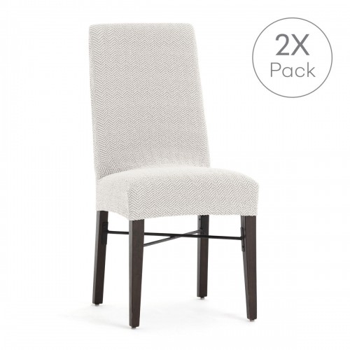 Chair Cover Eysa JAZ Soft green 50 x 60 x 50 cm 2 Units image 2