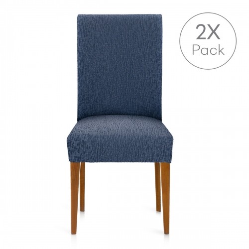Chair Cover Eysa TROYA Blue 50 x 55 x 50 cm 2 Units image 2