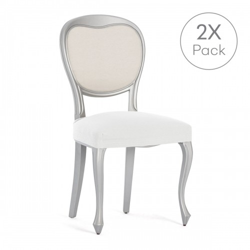 Чехол для кресла Eysa BRONX Белый 50 x 5 x 50 cm 2 штук image 2