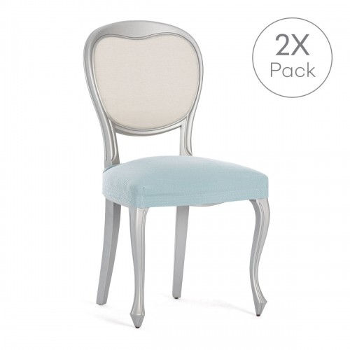 Chair Cover Eysa BRONX Aquamarine 50 x 5 x 50 cm 2 Units image 2