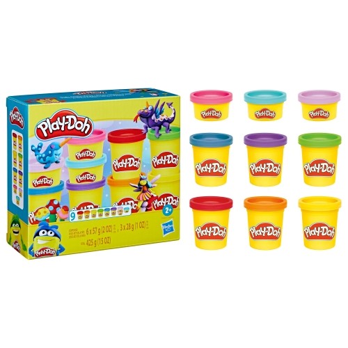 PLAY-DOH Plastilīna Mirdzošā kolekcija, 6 gab. image 2