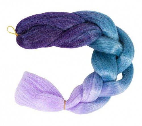Soulima Synthetic hair braids ombre blue/fio W10342 (14489-0) image 2