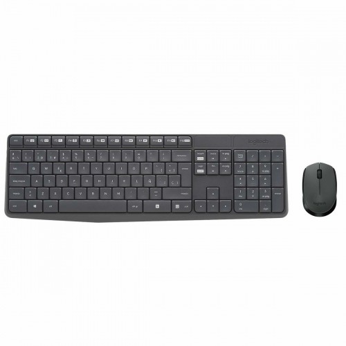 Keyboard and Wireless Mouse Logitech 920-007919 Grey Spanish Qwerty QWERTY image 2