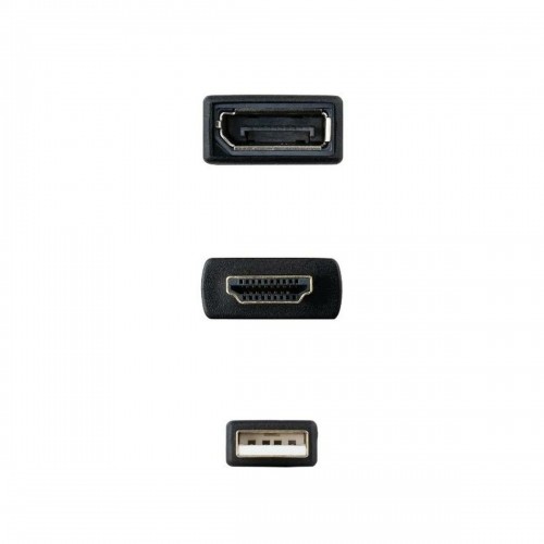 Кабель DisplayPort на HDMI NANOCABLE 10.16.0205 Чёрный 20 cm 4K Ultra HD image 2