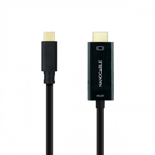 Кабель USB-C — HDMI NANOCABLE 10.15.5132 Чёрный 1,8 m 4K Ultra HD image 2