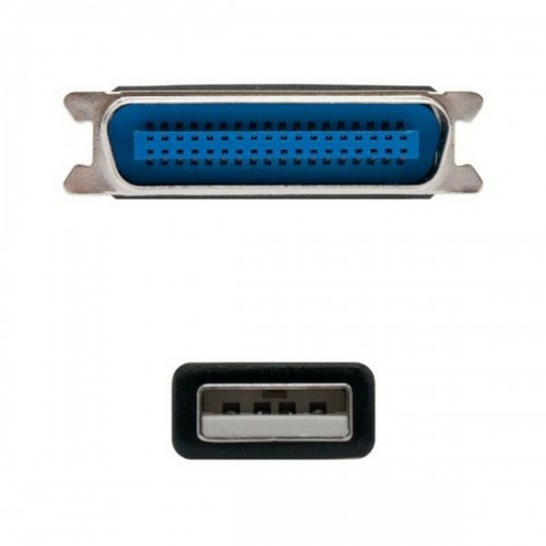 USB uz CN36 Kabelis NANOCABLE 10.03.0001 Melns 1,5 m image 2