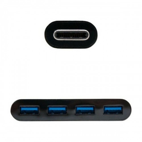 Адаптер USB-C—USB NANOCABLE 10.16.4401-BK (10 cm) 10 cm image 2