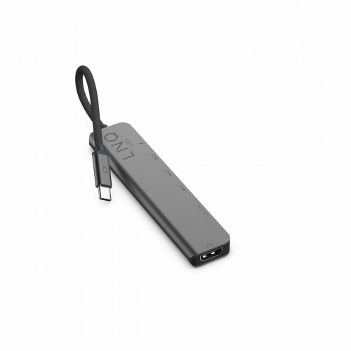 Bigbuy Tech USB-разветвитель LQ48016 Чёрный Серый Черный/Серый image 2