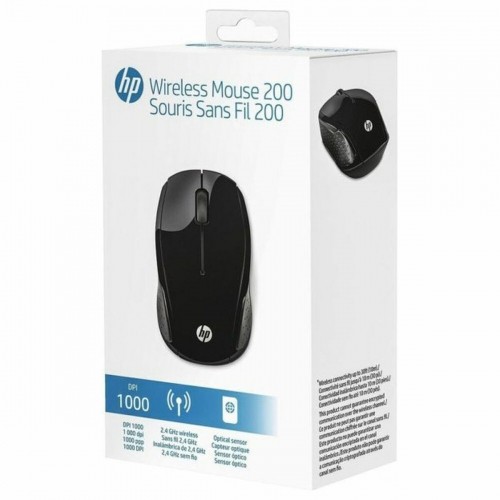 Bezvadu Pele HP Wireless Mouse 200 Melns image 2