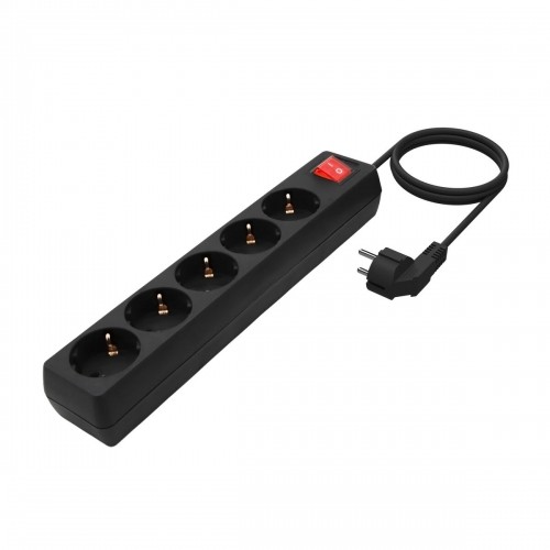 Power Socket - 5 sockets with Switch Aisens A154-0652 Black 1,4 m image 2