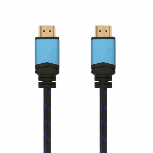 HDMI Cable Aisens A120-0359 5 m Black/Blue 4K Ultra HD image 2
