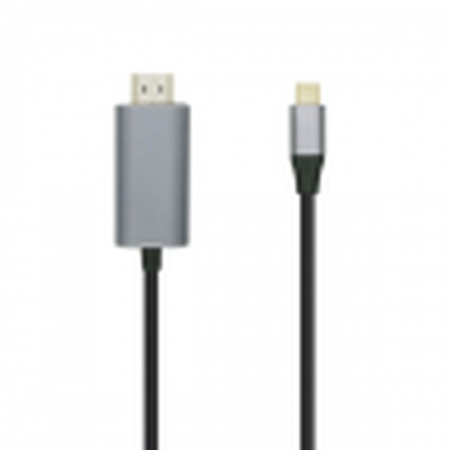 Кабель USB-C — HDMI Aisens A109-0393 Чёрный 1,8 m 4K Ultra HD image 2