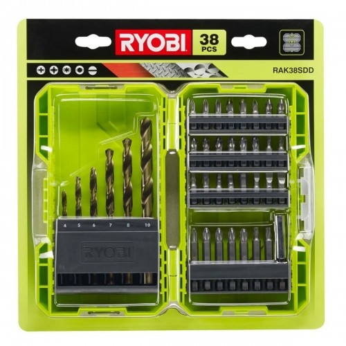 Set of drill and screwdriver bits Ryobi 5132003303 38 Pieces image 2