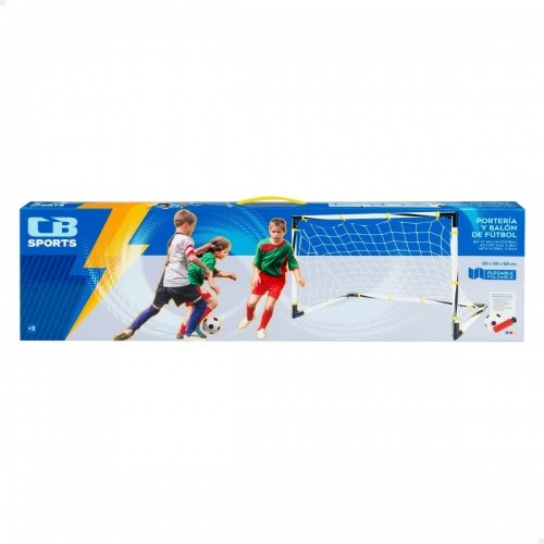 Football Goal Colorbaby 90 x 59 x 59 cm Foldable (4 Units) image 2