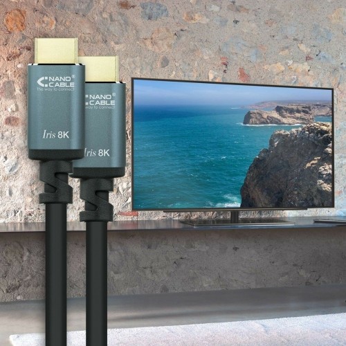 Кабель HDMI NANOCABLE 10.15.8001 Чёрный 1 m 8K Ultra HD image 2