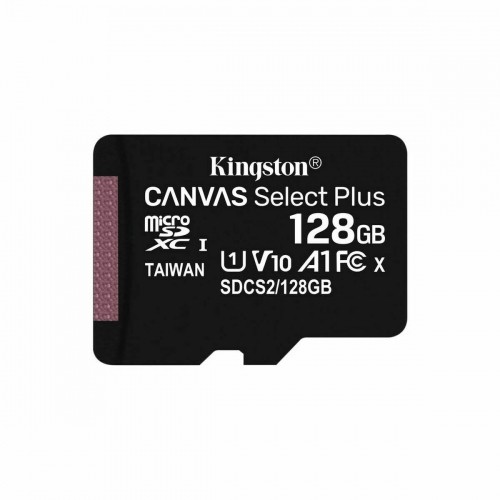 Micro SD Card Kingston SDCS2/128GBSP Black 128 GB image 2