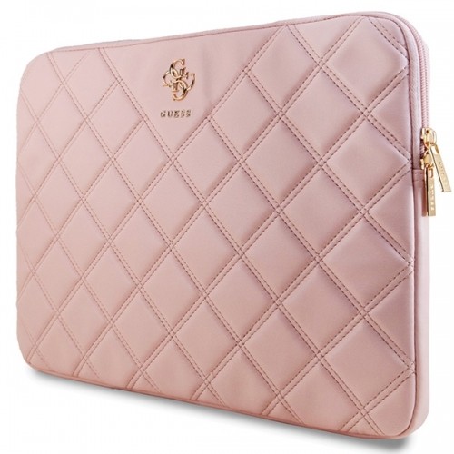 Guess Sleeve GUCS16ZPSQSSGP 16" różowy|pink Quilted 4G image 2