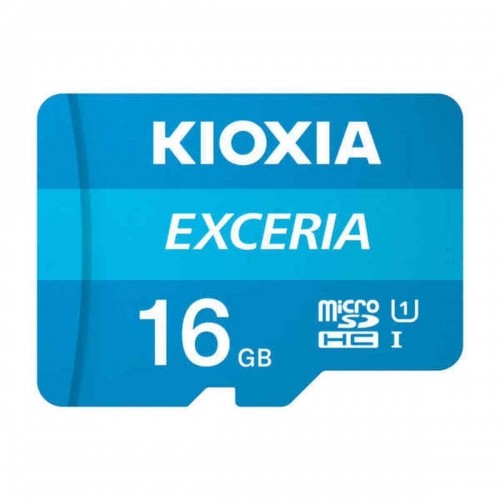 Micro SD Memory Card with Adaptor Kioxia Exceria UHS-I Class 10 Blue image 2