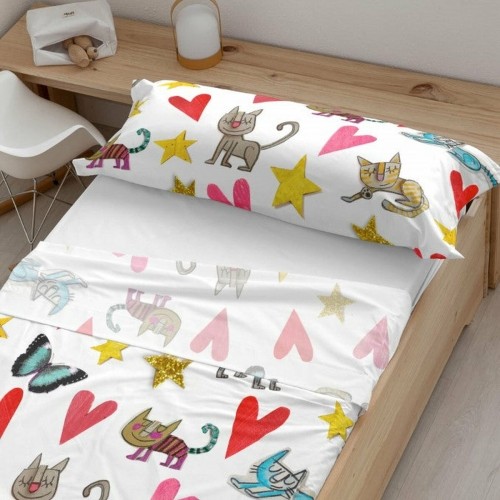 Bedding set Decolores Gatets de Anna Llenas Multicolour 210 x 270 cm image 2