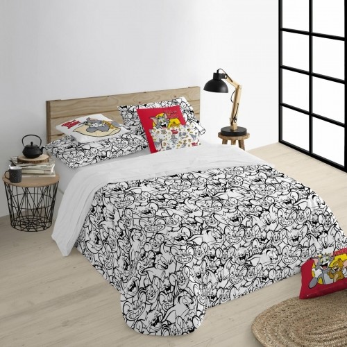 Ziemeļu pārvalks Tom & Jerry Tom & Jerry Black & White 200 x 200 cm image 2